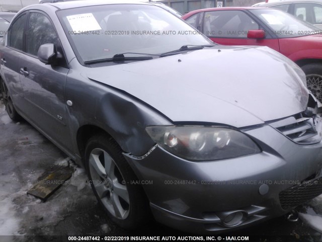 JM1BK323861482294 - 2006 MAZDA 3 S GRAY photo 1