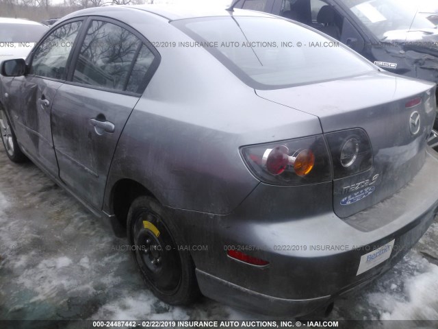 JM1BK323861482294 - 2006 MAZDA 3 S GRAY photo 3