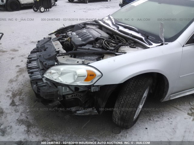 2G1WA5E31E1188314 - 2014 CHEVROLET IMPALA LIMITED LS WHITE photo 6