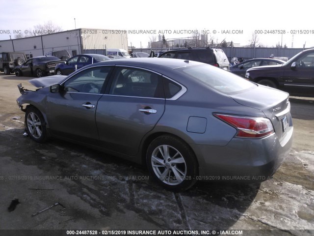 1N4AL3AP8FC468824 - 2015 NISSAN ALTIMA 2.5/S/SV/SL GRAY photo 3
