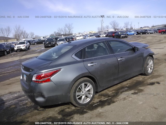 1N4AL3AP8FC468824 - 2015 NISSAN ALTIMA 2.5/S/SV/SL GRAY photo 4