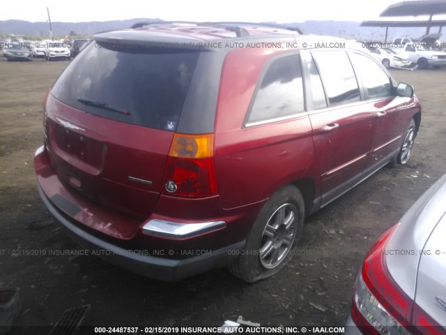 2C8GF68464R343381 - 2004 CHRYSLER PACIFICA PURPLE photo 4