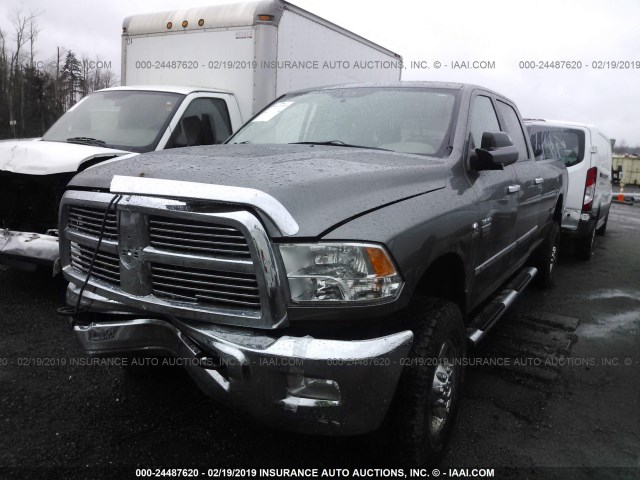 3D73Y3CL6BG635239 - 2011 DODGE RAM 3500 GRAY photo 2