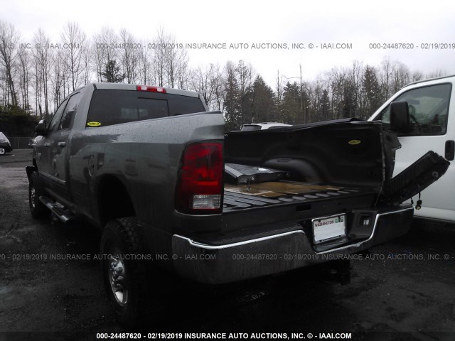 3D73Y3CL6BG635239 - 2011 DODGE RAM 3500 GRAY photo 3