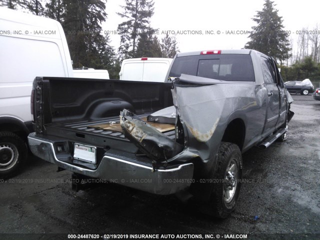 3D73Y3CL6BG635239 - 2011 DODGE RAM 3500 GRAY photo 4