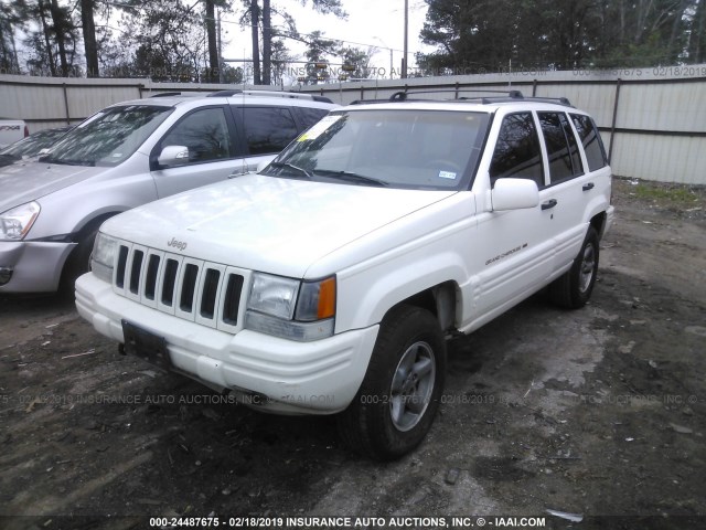 1J4GZ78Y0VC743362 - 1997 JEEP GRAND CHEROKEE LIMITED/ORVIS WHITE photo 2
