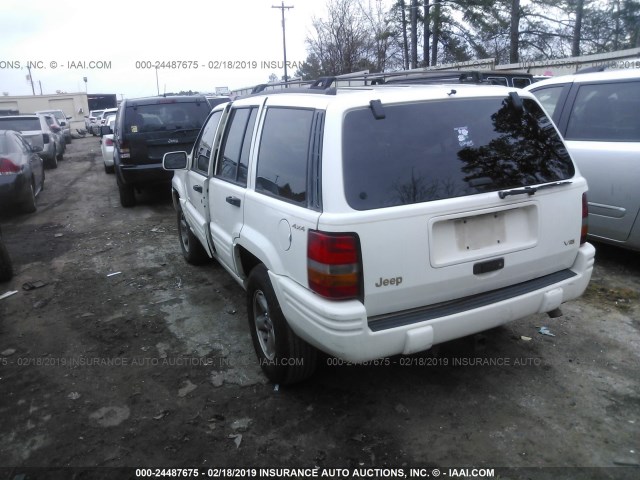 1J4GZ78Y0VC743362 - 1997 JEEP GRAND CHEROKEE LIMITED/ORVIS WHITE photo 3