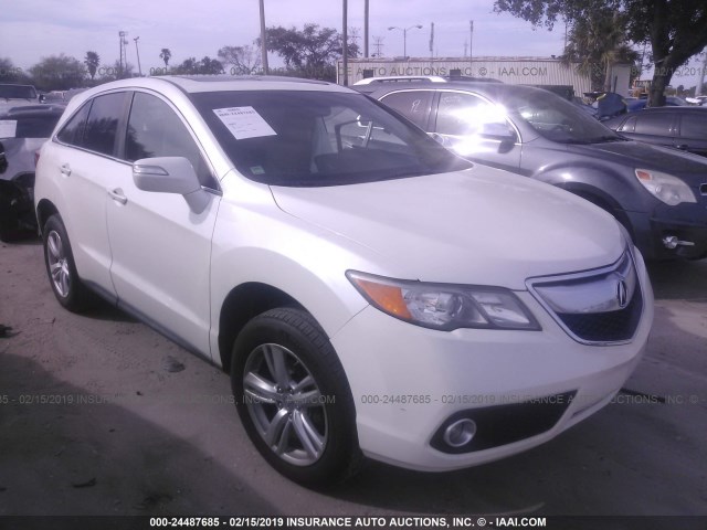 5J8TB3H50EL012021 - 2014 ACURA RDX TECHNOLOGY WHITE photo 1