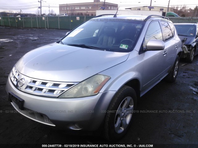 JN8AZ08W43W204129 - 2003 NISSAN MURANO SL/SE 银色 照片 2