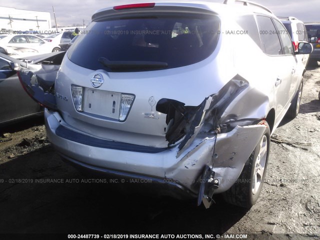 JN8AZ08W43W204129 - 2003 NISSAN MURANO SL/SE 银色 照片 6