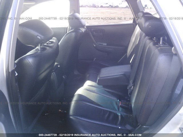 JN8AZ08W43W204129 - 2003 NISSAN MURANO SL/SE 银色 照片 8