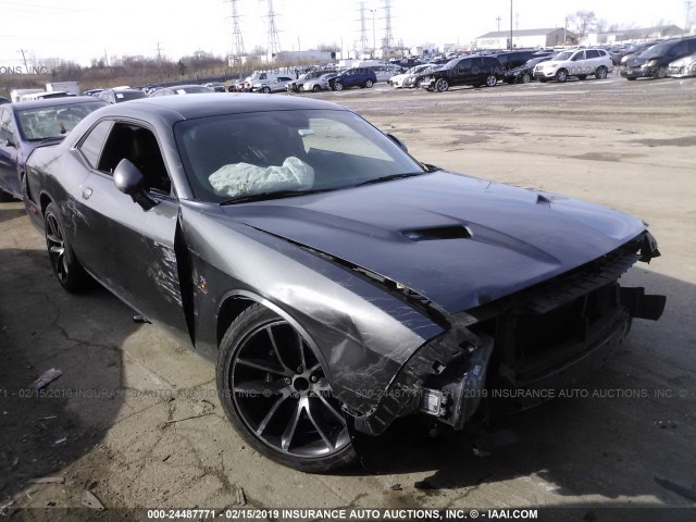 2C3CDZFJ1FH846443 - 2015 DODGE CHALLENGER R/T SCAT PACK GRAY photo 1