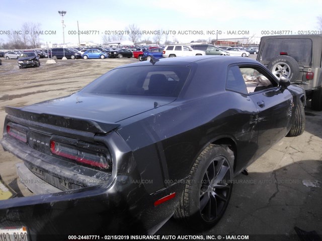 2C3CDZFJ1FH846443 - 2015 DODGE CHALLENGER R/T SCAT PACK GRAY photo 4