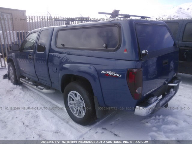 1GTDT196658134851 - 2005 GMC CANYON BLUE photo 3