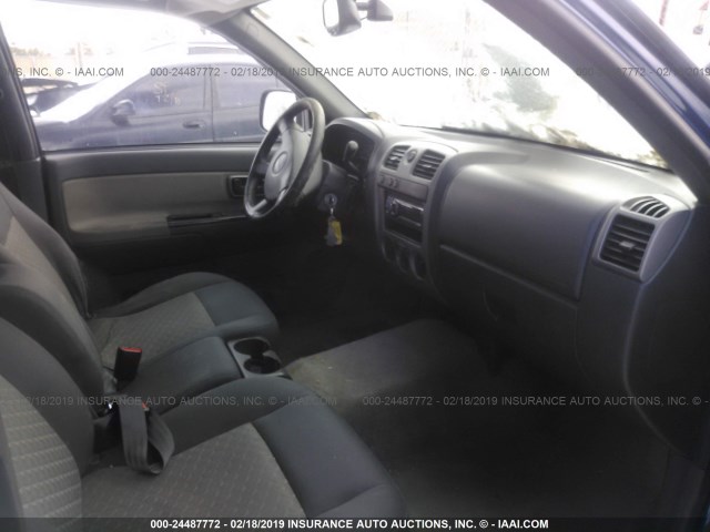 1GTDT196658134851 - 2005 GMC CANYON BLUE photo 5