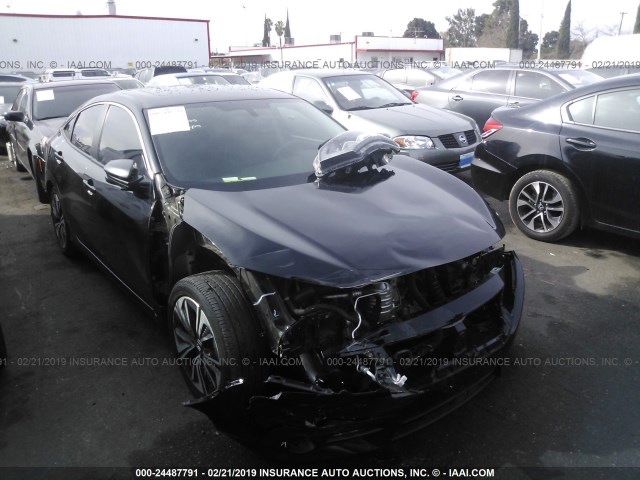 2HGFC1F74GH634155 - 2016 HONDA CIVIC EXL BLACK photo 1