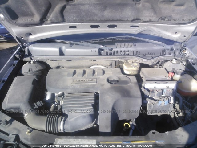 1G8AW12F35Z132287 - 2005 SATURN ION LEVEL 3 GRAY photo 10