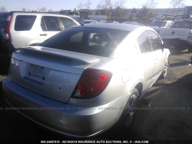 1G8AW12F35Z132287 - 2005 SATURN ION LEVEL 3 GRAY photo 4