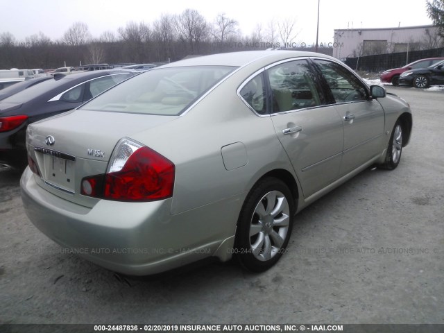 JNKAY01F66M257762 - 2006 INFINITI M35 SPORT TAN photo 4