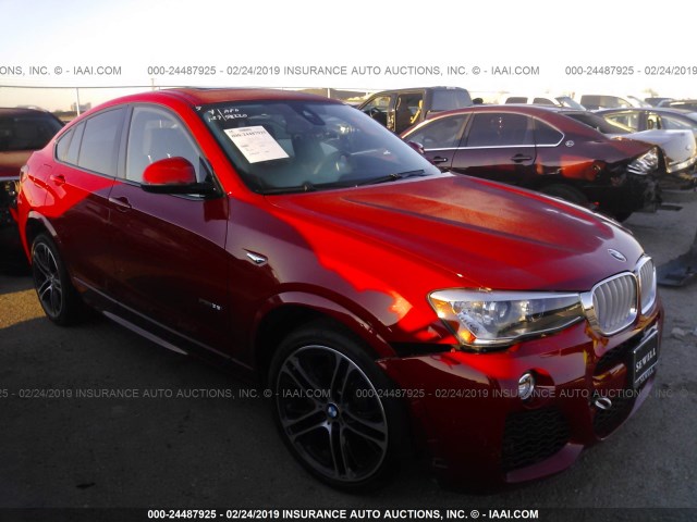 5UXXW5C52F0E87987 - 2015 BMW X4 XDRIVE35I RED photo 1