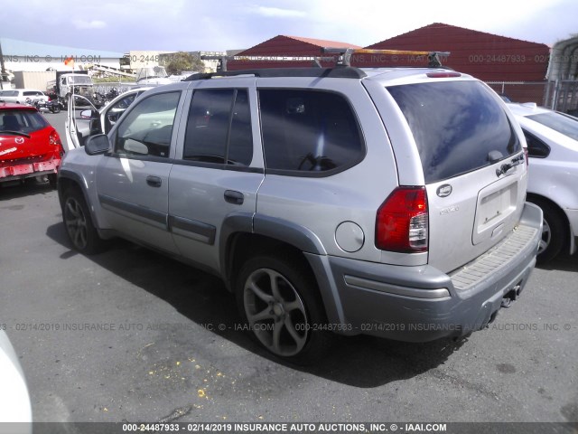 4NUDS13S662703666 - 2006 ISUZU ASCENDER S/LS/LIMITED SILVER photo 3