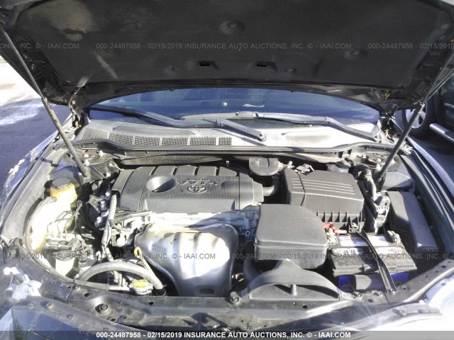 4T1BF3EK1BU125521 - 2011 TOYOTA CAMRY SE/LE/XLE BLACK photo 10