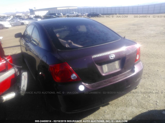 JTKDE177X50019005 - 2005 TOYOTA SCION TC იასამნისფერი ფოტო 3