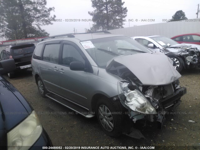 5TDZK23C79S261669 - 2009 TOYOTA SIENNA CE/LE SILVER photo 1