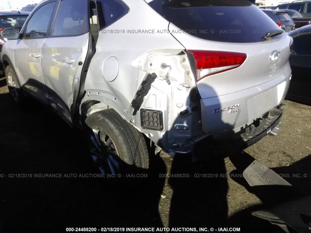 KM8J33A25GU026928 - 2016 HYUNDAI TUCSON LIMITED/SPORT AND ECO/SE SILVER photo 6