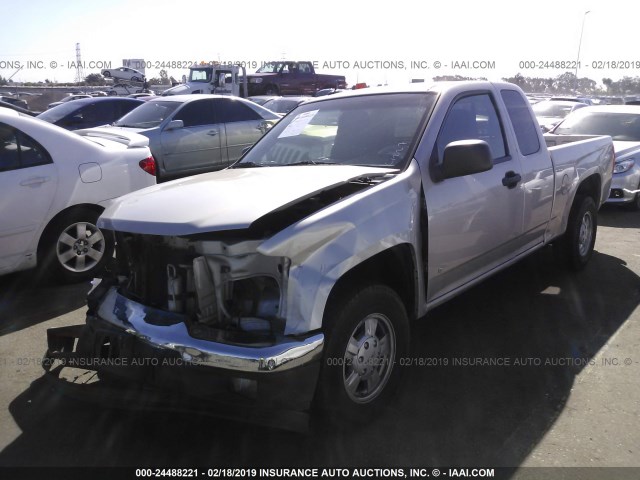 1GTCS199288139171 - 2008 GMC CANYON SILVER photo 2