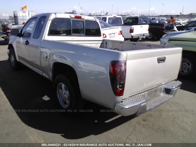 1GTCS199288139171 - 2008 GMC CANYON SILVER photo 3