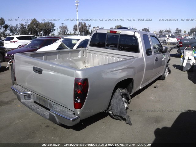 1GTCS199288139171 - 2008 GMC CANYON SILVER photo 4