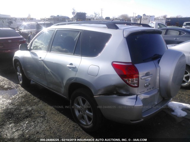 JTMZK31V175010160 - 2007 TOYOTA RAV4 LIMITED SILVER photo 3