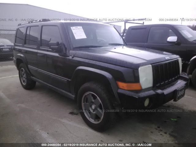 1J8HH48K16C204363 - 2006 JEEP COMMANDER შავი ფოტო 1