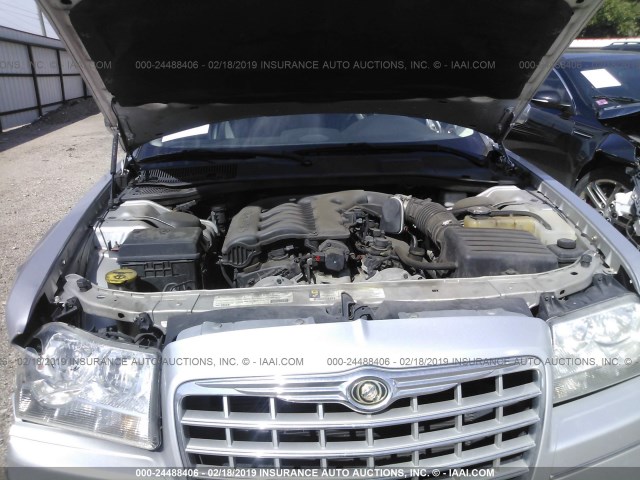 2C3CA5CV5AH307048 - 2010 CHRYSLER 300 TOURING SILVER photo 10