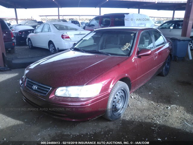4T1BG22K6YU957148 - 2000 TOYOTA CAMRY CE/LE/XLE RED photo 2