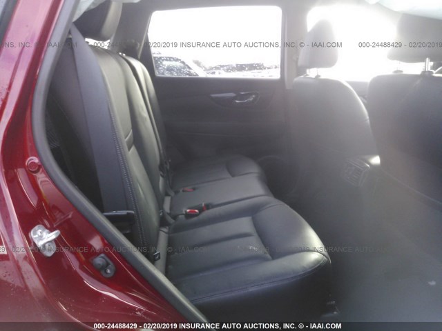 JN8AT2MV7HW263306 - 2017 NISSAN ROGUE S/SL/SV RED photo 8