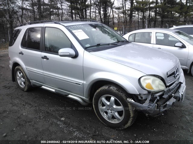 4JGAB57E43A451391 - 2003 MERCEDES-BENZ ML 350 SILVER photo 1