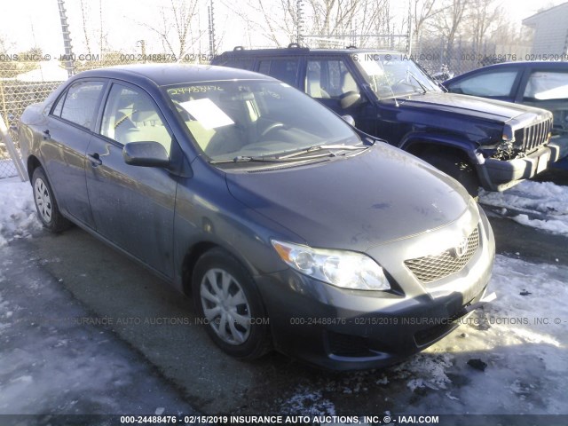 1NXBU4EE3AZ279278 - 2010 TOYOTA COROLLA S/LE/XLE GRAY photo 1