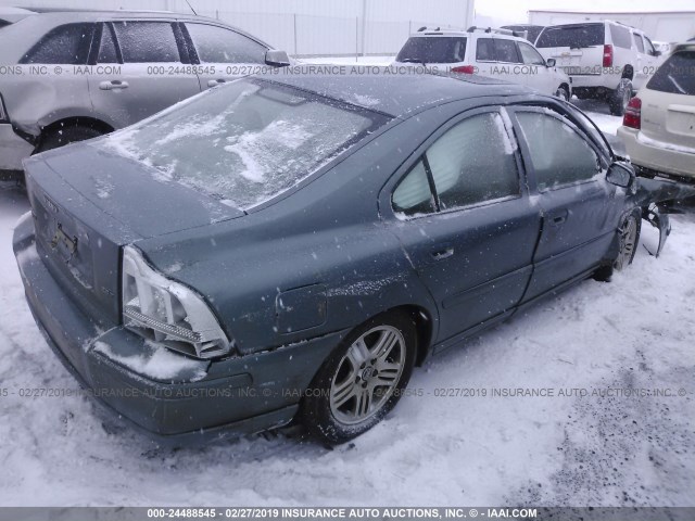 YV1RS592952440775 - 2005 VOLVO S60 2.5T Light Blue photo 4