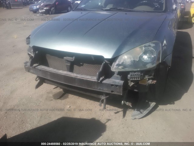 1N4BL11D36N378905 - 2006 NISSAN ALTIMA SE/SL/SE-R GREEN photo 6