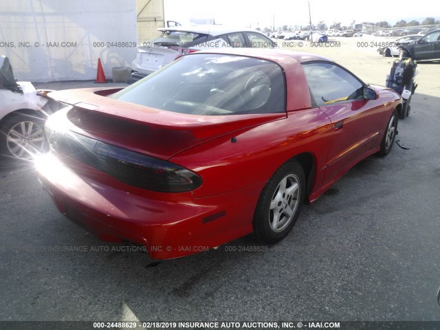 2G2FV22P6V2232209 - 1997 PONTIAC FIREBIRD FORMULA/TRANS AM RED photo 4