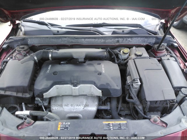 1G11C5SL4EF144647 - 2014 CHEVROLET MALIBU 1LT 红色 照片 10