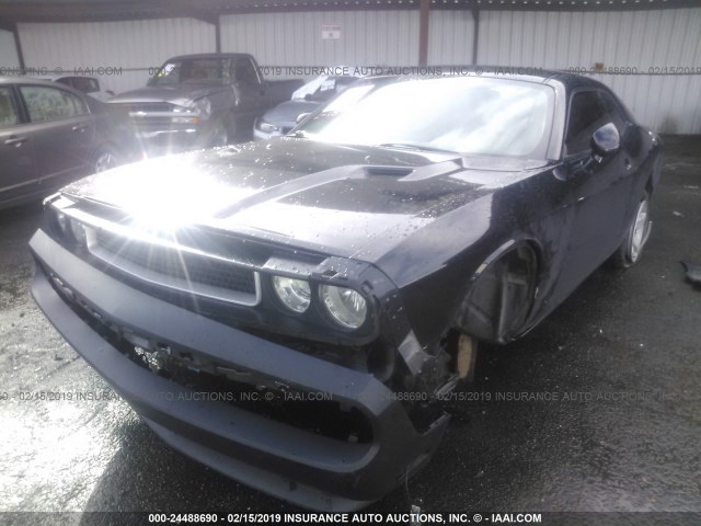 2C3CDYAG4DH683385 - 2013 DODGE CHALLENGER SXT BLACK photo 6