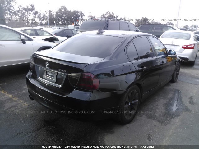 WBAVB33536KS34331 - 2006 BMW 330 I BLACK photo 4