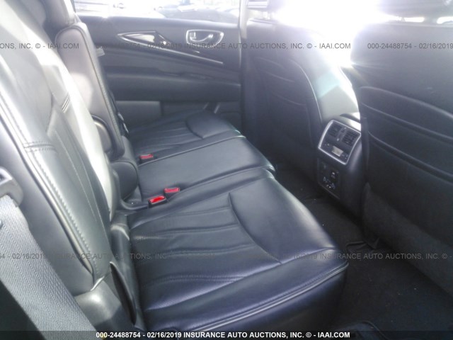 5N1AL0MM1DC332280 - 2013 INFINITI JX35 GRAY photo 8