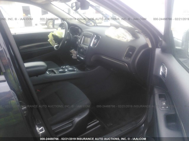 1C4RDJAG7FC873958 - 2015 DODGE DURANGO SXT GRAY photo 5