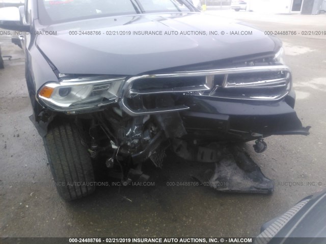 1C4RDJAG7FC873958 - 2015 DODGE DURANGO SXT GRAY photo 6