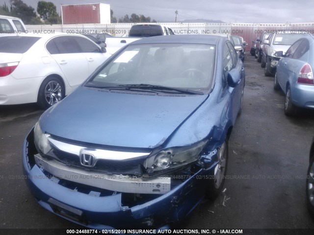 2HGFA1F60BH539775 - 2011 HONDA CIVIC LX-S Azul foto 2