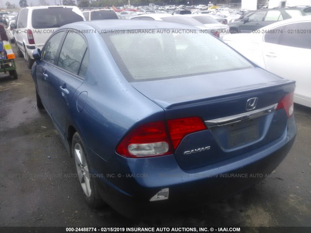 2HGFA1F60BH539775 - 2011 HONDA CIVIC LX-S Azul foto 3